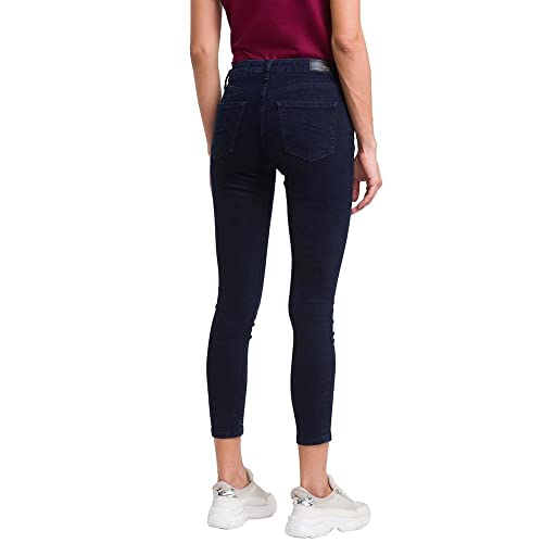Image of Spykar Women's High Rise Clean Look Lycra Super Skinny Fit Jeans