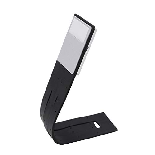 Luminária de leitura com clipe de LED Uonlytech, recarregável, dobrável, portátil, para livro, lumin