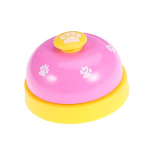 BCOATH Dog Potty Training Bell Toy for Puppy Communicate Pet Needs Loud Sound Flat Button Training Plastic Bells Random Color