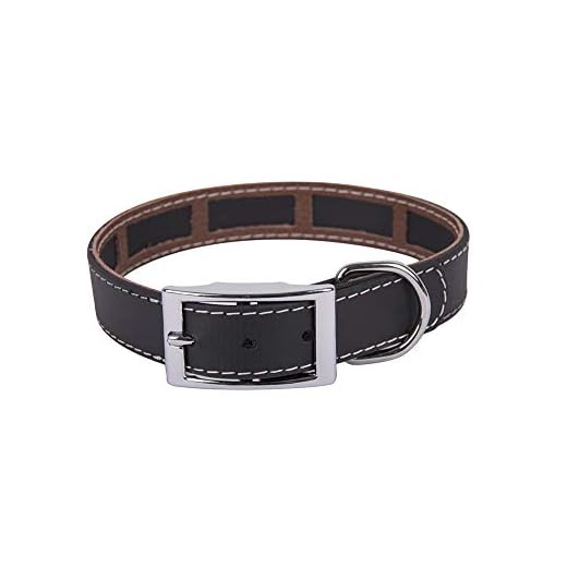 Francisco Romero 8436586341473 - Collana con Rivestimento antiparassitario Biothane Beta, 2,5 x 65 cm, Nero