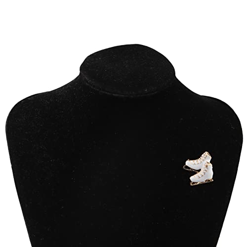 UJIMS Ice Sports Figure Skating Brooch Team Sport Skater Jewelry Skate Lover Gift Skater Enamel Pin4