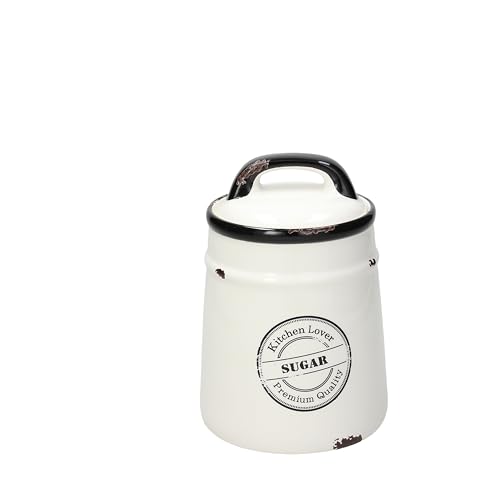 Tognana Urban Chic, Barattolo Zucchero 850 Cc, Stoneware, Bianco