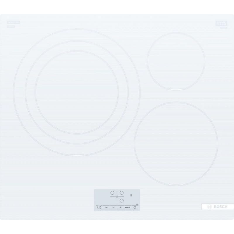 Bosch Table à induction 60 cm Série 4 Fonction Sprint Blanc PID612BB1E