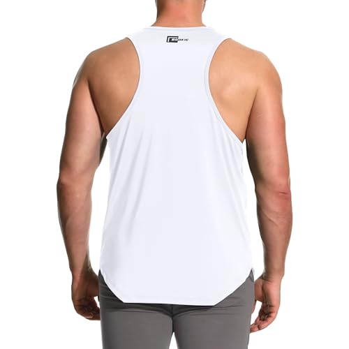 Camiseta sin mangas para hombre transpirable con espalda en Y 2