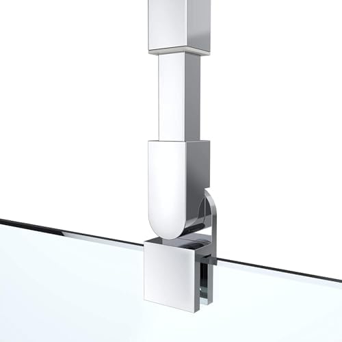 Adjustable Shower Enclosure Ceiling Stabilizer Bar - Supports Glass Thickness 6-10mm, Easy Installation, Durable Design, Perfect for Modern Bathrooms