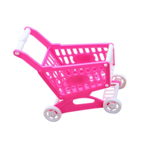 ifundom High Performance Wear Resistance Not Easy to Fade Safe Practical Mini Shopping Trolley Model Random Color