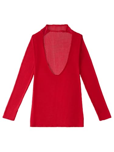 Image of Lilosy Sexy Crochet Sheer Long Sleeve Cover Up Swim Bathing Suit Beach Dress One Piece