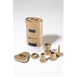 WAQ High Power Air Pump 電動ポンプ エアポンプ 電動 空気入れ アウトドア マット エアマット 圧縮袋 浮き輪 空気抜き LEDランタン USB 小型 大容量バッテリー 充電式 6種類のノズル付き (TAN（タン）)