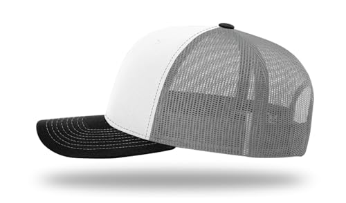 Image of Richardson 112 Trucker Hat - Premium Blank Baseball Cap, Adjustable Snapback Hat - Structured Six Panel Richardson Blank Hats
