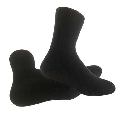 Chaussettes de plongée XS longues pour adultes chaussons de plage noirs et néoprène d'apnée