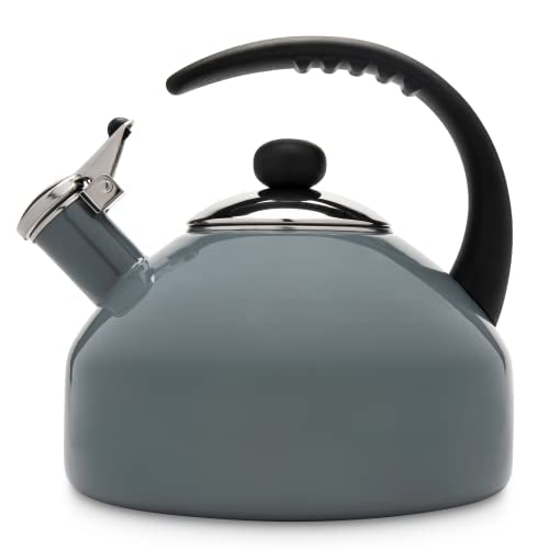 Farberware Omega Tea Kettle, Whistling Tea Pot, Works For All