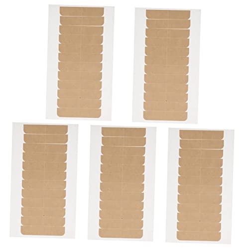 Didiseaon Tape for Hair Extensions 5 Sheets of Double Sided Tape Band Hair Extension Sticker Hair Extension Supplies