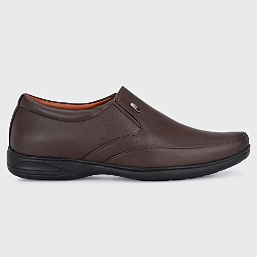 Image of Centrino Mens Uniform Dress Shoe |Formal Shoes | Slip-on Moccasin Shoes | Provide Comfort & Stylish | Perfect for Formal Wear, Business Casual, and Parties(20292)