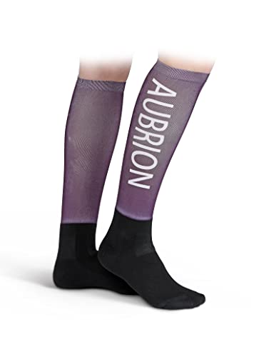 Shires Aubrion Windermere Socks Plum Ladies One Size #8003