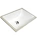 Nantucket Sinks UM-16x11-W, White Undermount Bathroom Sink – 18