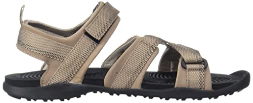 Image of Adidas Men NU GLADI M Synthetic Outdoor Sandal CBLACK /DOVGRY /BLIBLU | HPW45