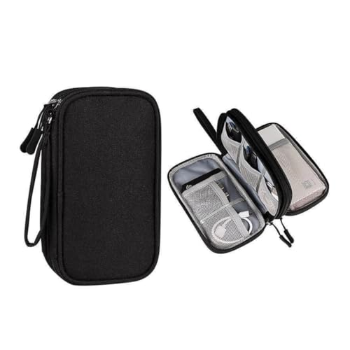 Bolsa Organizadora para acessórios eletrônicos Portátil e Impermeável - Organizador para Cabos e Ace