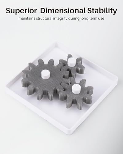 Image of ELEGOO PC Filament 1.75mm Clear Black 1KG, Tough and Durable Professional 3D Printer Filament Dimensional Accuracy + /- 0.05mm 1KG Spool Heat Resistant 3D Printing Polycarbonate Material