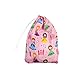 Panini Tessuti Wickeltasche für Kindergarten aus 100% Baumwolle, 34 x 44 cm, prinzessinnen, Sacchetto, wechselbeutel