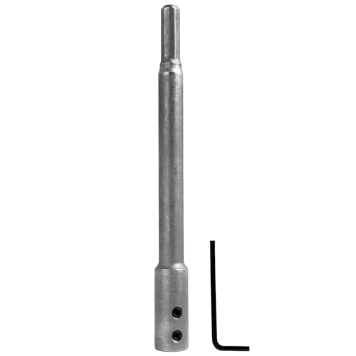 Jecdfs Extensor De Broca Hexagonal Varilla De Extensión,arilla De Conexión Para Taladro Eléctrico Accesorio,Vástago de acero al carbono para fresado de agujeros profundos y avances