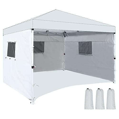 REDCAMP Pared lateral de toldo instantáneo con ventanas, paquete de 3 Cover