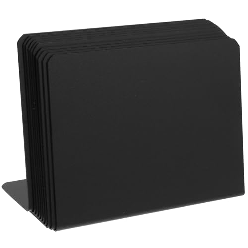 FELTECHELECTR 10 Mini Pizarras de Pie para Notas Borrables de Pvc, Portátiles y Sencillas, Ideales como Tablero de Mensajes para Oficina o Cafetería