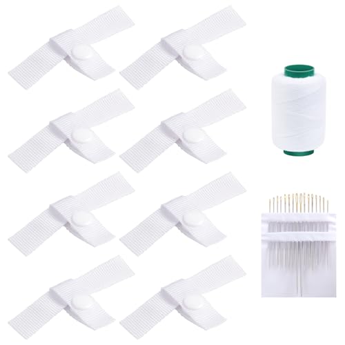 KIBBEH 8 Pack Duvet Snap Clips, Duvet Fasteners, Fastens Comforter Inside Cover to Stay in Place...