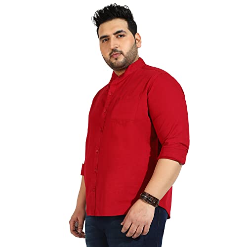 Image of CAHOOT Instafab Plus Men's Button Up Regular Fit Shirt for Casual Wear | Modern Clothing Shirt Crafted with Regular Sleeve, Comfort Fit & High-Performance for Everyday Wear