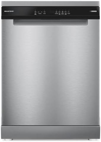 LAVA LOUÇAS BRASTEMP 14 SERVIÇOS COM SMART BLF60AR SENSOR INOX 127V