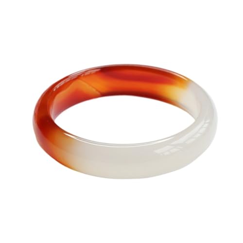 Bracelet agate rouge naturelle dégradé litchi frost à porter au quotidien