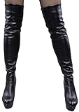EGGPOD Uwowo 77 Cosplay Boots Boot Shoes Shoe for NieR Automata 2B black