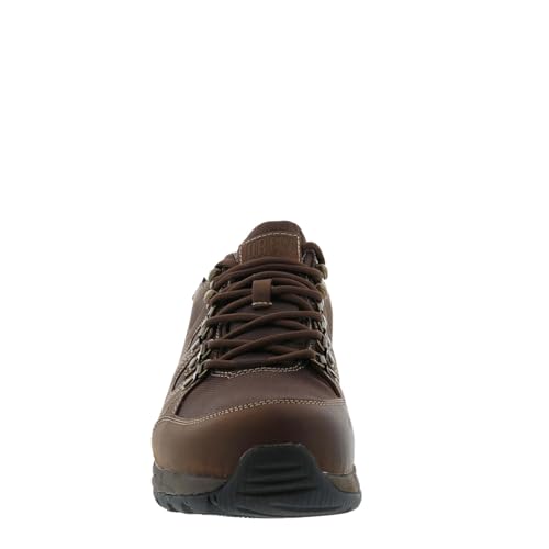 Drew Shoe Canyon - Men's Therapeutic Diabetic Extra Depth Shoe: Dark/Brown 8.5 XX-Wide (6E) Lace3