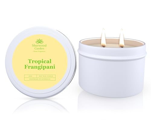 Sherwood Garden Home Fragrances Tropical Frangipani Soy Candle Tin 165 g