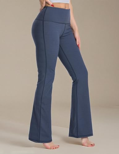 Image of BUBBLELIME 29 inch /31 inch /33 inch /35 inch /37 inch 3 Styles Women's High Waist Bootcut Yoga Pants Basic /Side Pockets Tummy Control Workout Flared