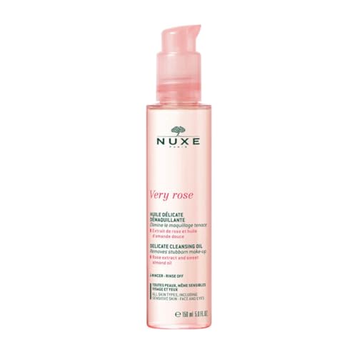 Nuxe Very Rose - Olio Struccante Strucca Deterge e Lenisce, 150ml