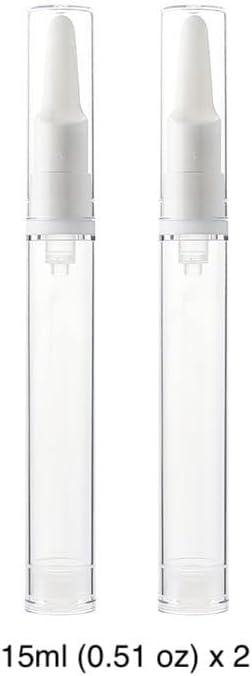 Miniatura 2 de Botella de bomba de crema cosmética sin aire, dispensador de tamaño de viaje, recipientes recargablesfundación botella de bomba de viaje en diseño