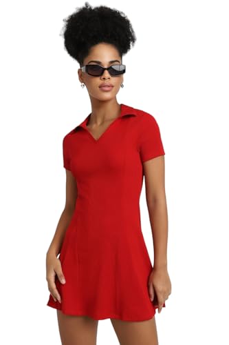 Image of Forever 21 Women Solid A line Mini Dress