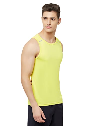 Image of TRUEREVO Men's Light Weight Dryfit Sports Tank Top Vest with Reflective Details for Running, Gym & Training