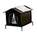 Outdoor Cat House House Elevated Feet Insulated Portable Waterproof Tent Shelter for Winter Barn Garden Porch, S