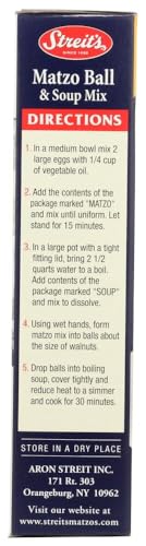 Streit's Matzo Ball & Soup Mix Kosher for Passover 4.5 oz. Pack of 6.6 - image 3