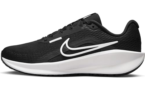 Nike Downshifter 13, Sneaker Mujer, Black White Dk Smoke Grey, 38 EU