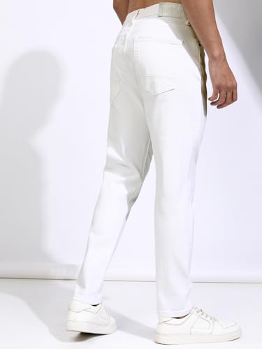 Image of Highlander Mens Slim Fit Denim Jeans for Man | Cropped Length Jeans Pant | Jeans for man| Stylish Casual Wear for Everyday Comfort