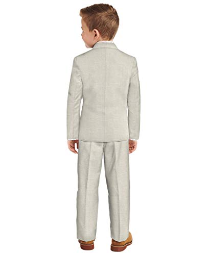 Image of Nautica Boys' Suit Set with Jacket, Pant, Shirt and Tie