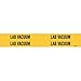 Brady 7171-4, 90324 Self-Sticking Vinyl Pipe Marker, (Pack of 50 Cards)