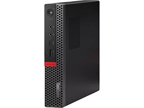 Image of Lenovo M920Q Tiny Desktop Computer - 2.1 GHz Intel Core i5-8500T Six-Core - 256GB SSD - 16GB - Windows 10 pro (Renewed)