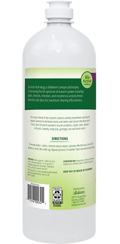 Biokleen-Bac-Out-StainOdor-Remover-Destroys-Stains-Odors-Safely-for-Pet-Urine-Laundry-Diapers-Wine-Carpets-More-Eco-Friendly-Non-Toxic-Plant-Based-32-Ounces