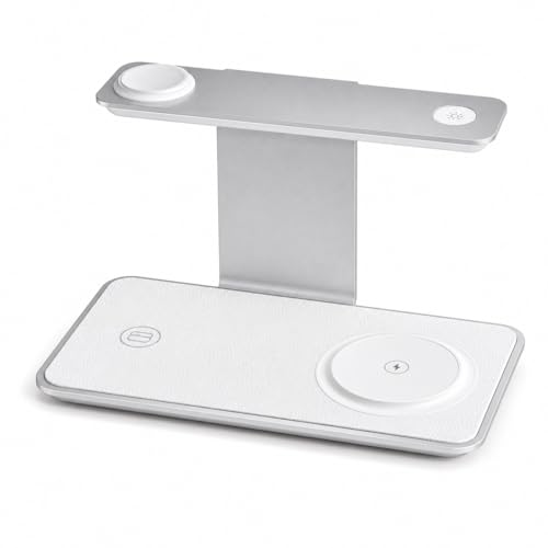 Image of 3 in 1 Qi2 Charging Station for iPhone with Night Light