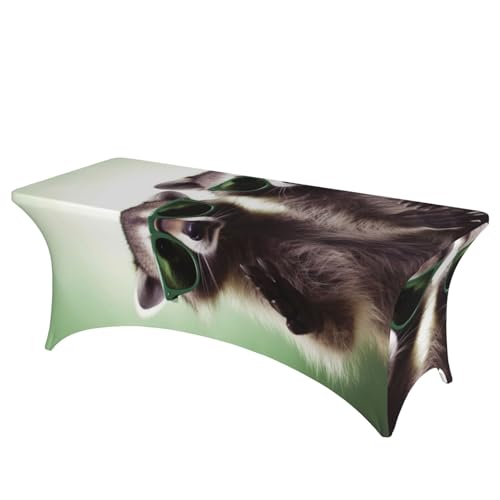 Nappe élasthanne raton laveur infroissable et lavable pour table