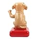 Entzückender Hund winkenden Arm zurück und weiter solarbetriebene Home Office Autozubehör Tisch Ornament[#1]
