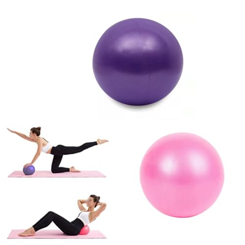 Naisfei 4 Pcs Exercise Ball, 25 cm Soft Yoga Ball, Baby Soft Non-Slip Gymnastics Ball with Pump, Fitness Ball - Image 3